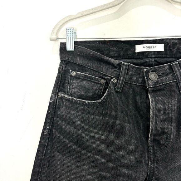 NWT MOUSSY VINTAGE Staley Tapered Jeans in Black - Picture 11 of 14
